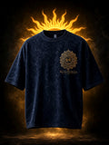 Karma Oversized Acid Wash T-Shirt – Action Creates Destiny Edition